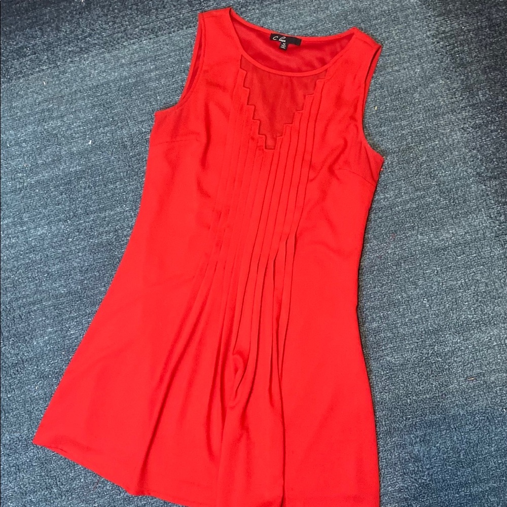 Red dress, size M
